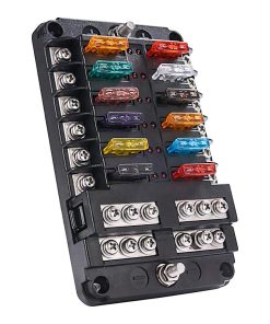 Sicherungshalter 12-fach für KFZ Flachsicherungen