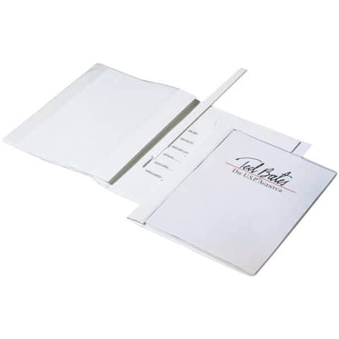 Angebotshefter DURAPLUS® DE LUXE – strapazierfähige Folie, A4, weiß