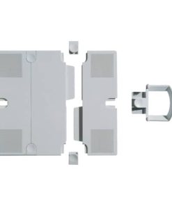 Erweiterungsplatten-Set für Telefonschenkarm – lichtgrau