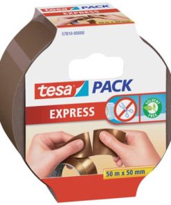 Verpackungsklebeband tesapack® Express, PP, 50 m x 50 mm,braun