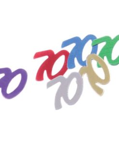 Konfetti Zahl 70 – 10 g, ca. 15 mm, bunt