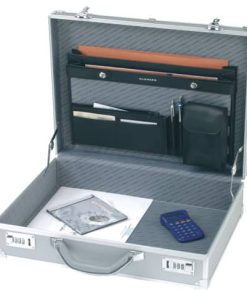 Attachékoffer Octan – silber