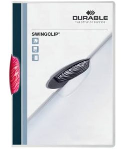 Klemm-Mappe SWINGCLIP® – 30 Blatt, purpur rot
