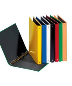 Ringbuch Basic Colours – A4, 4-Ring, Ring-Ø 25mm, gelb