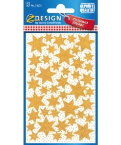 Z-Design 52225, Weihnachtssticker, Sterne, 2 Bogen/86 Sticker