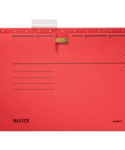 1984 Hängehefter ALPHA® – kfm. Heftung, Pendarec-Karton, 5 Stück, rot