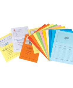 Sichtmappen Ordo classico – sortiert, 120g, 100 Stück, Sichtfenster und Linien