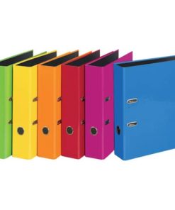 Ordner VELOCOLOR®, glanzkaschierte Pappe/schwarzer Innenspiegel, A4, sortiert