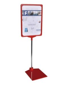 Preisständer, A4, 210 x 620 x 10 mm, rot