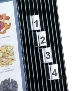 Erweiterungssatz für Sichttafel – 10 Aufsteckreiter 25 mm,