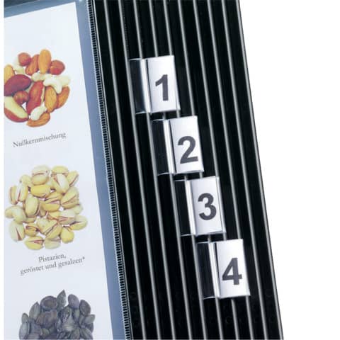 Erweiterungssatz für Sichttafel – 10 Aufsteckreiter 25 mm,