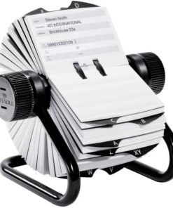 TELINDEX® Rollkartei mit 500 beidseitig bedruckten Karteikarten, inkl. Register