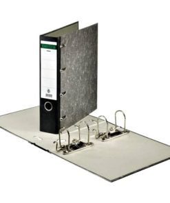 Doppelordner A4, 2 x A5 quer, 75mm, schwarz