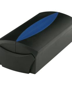 Visitenkartenbox VIP-Set – für 500 Visitenkarten, Box+Etui, schwarz-blau