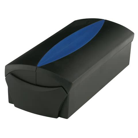 Visitenkartenbox VIP-Set – für 500 Visitenkarten, Box+Etui, schwarz-blau
