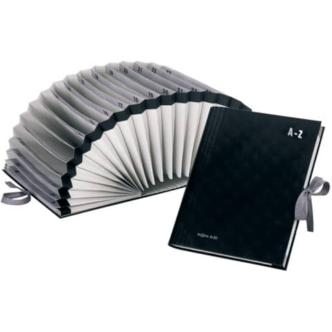 Vorordner – A-Z, deutsches Alphabet, schwarz