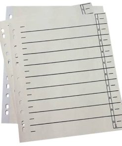 Trennblätter – A4 Überbreite, 190 g/qm Karton, chamois, 100 Stück