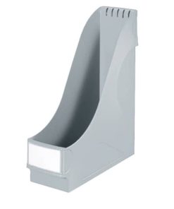 2425 Stehsammler – extrabreit, A4, Kunststoff, grau