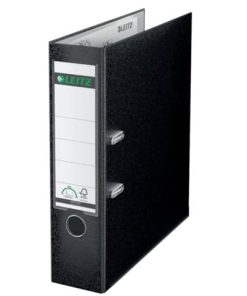 1010 Ordner Plastik – A4, 80 mm, schwarz