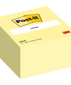 Haftnotiz-Würfel – 76 x 76 mm, gelb