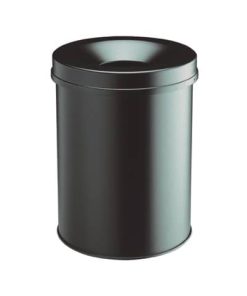 Papierkorb Safe rund 15 Liter, schwarz
