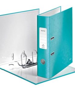 1005 Qualitäts-Ordner WOW – A4, breit, Schlitz, eisblau