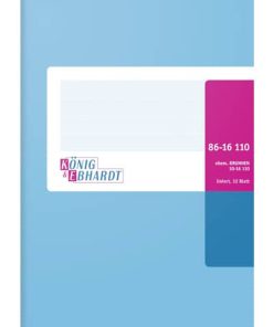 Geschäftsbuch – A6, liniert, 32 Blatt