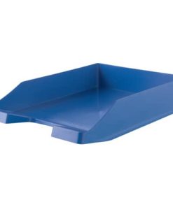 Briefablage KLASSIK KARMA – A4/C4, Recyclingmaterial, öko-blau