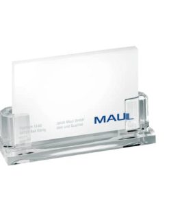Acryl Visitenkarten-Halter – ca. 35 Karten, 110 x 44 x 32 mm, glasklar