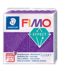 Modelliermasse FIMO® Effect – 57 g, glitter lila
