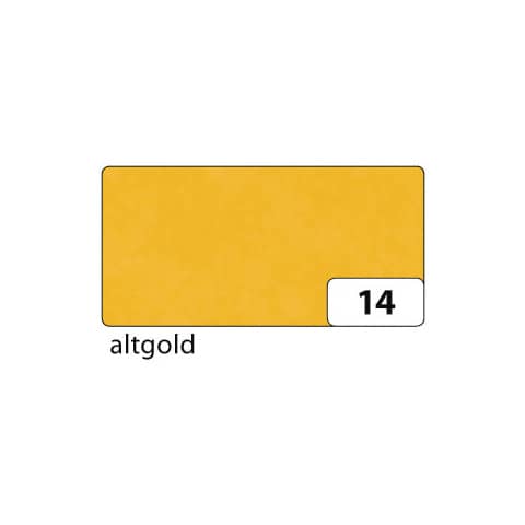 Transparentpapier – 42g, 70 x 100 cm gefalzt, 25 Bogen, altgold