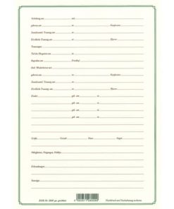 Ahnentafel „Meine Vorfahren“ 5 Generationen, DIN A4, 120g/qm