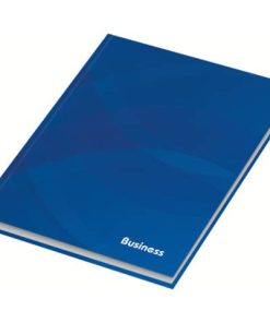 Notizbuch Business – A5, Hardcover, kariert, 96 Blatt, blau