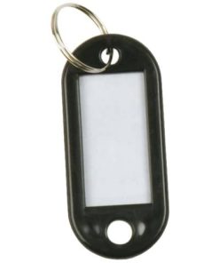 Schlüsselanhänger – schwarz, 10 Stück