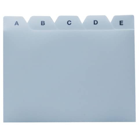 Leitregister PP – A7 quer, grau