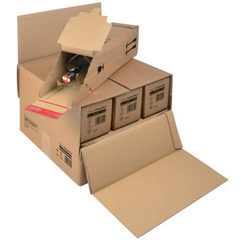 Umkarton für 3 oder 6 Einzelflaschenkartons