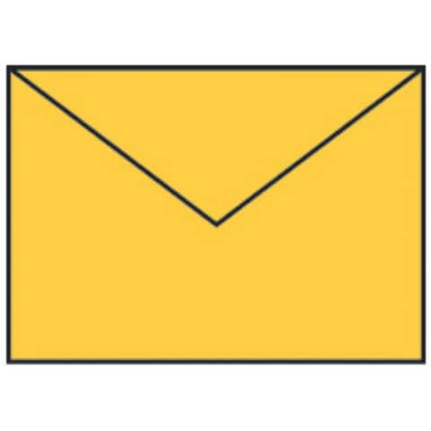 Briefhülle Paperado – B6, 100 g/qm, ocker gerippt, Seidenfutter