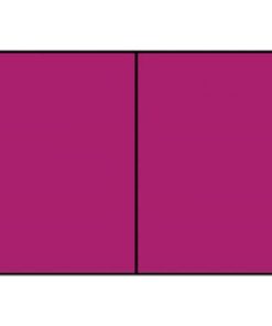 Briefkarte Paperado – A6, 220 g/qm, doppelt, hoch, planliegend, amarena gerippt