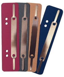 Heftstreifen aus Karton, kurz – sortiert, 200 Stück (8 Bündel mit 25 Stück)