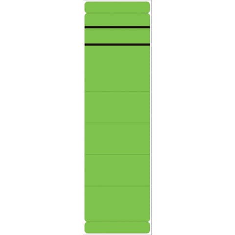 Ordnerrückenschilder – breit/lang, sk, 10 Stück, grün