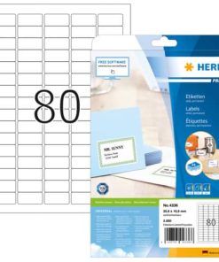 4336 Etiketten Premium A4, weiß 35,6×16,9 mm Papier matt 2000 St.