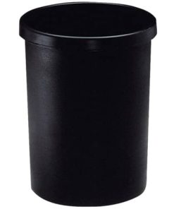 Papierkorb, 33 Liter – schwarz, Ø min/max: 290/335 / 430 mm hoch