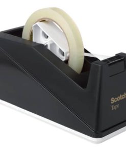 Tischabroller C10 – Klebefilm bis Bandgröße 66 m x 25 mm, schwarz