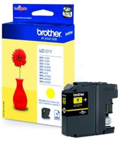 Original Brother Tintenpatrone gelb (LC-121Y)