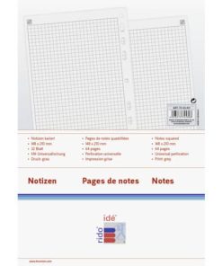 Timing 1 Einlage Notizpapier kariert