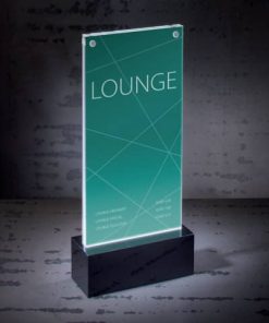 LED-Tischaufsteller luminous – beleuchtbar, für DL