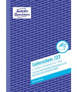723 Lieferschein, DIN A5, vorgelocht, 2 x 50 Blatt, weiß