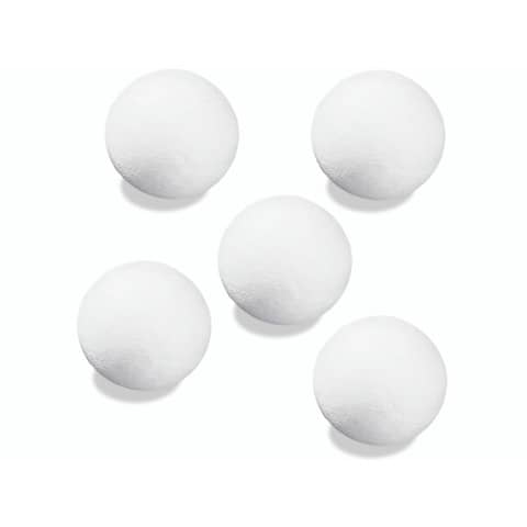 Wattekugel – Ø 25 mm, weiß, 25 Stück