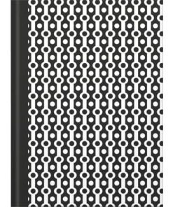 Notizbuch black&white collier – A5, Pünktchenlineatur, 96 Blatt
