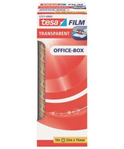 Klebefilm Office Box – transparent, 15 mm x 33 m, 10 Rollen